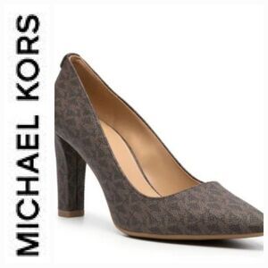 Michael Kors Milly 80MM Leather Pumps